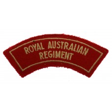 Royal Australian Regiment Cloth Shoulder Title