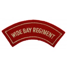Australian Wide Bay Regiment Cloth Shoulder Title