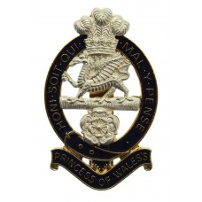 Princess of Wale's Royal Regiment Enamelled Cap Badge