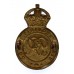 George VI Royal Military College Sandhurst Officer Cadet Cap Badge