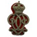 7th Queen's Own Hussars NCO's Arm Badge - King's Crown