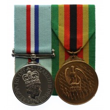 Rhodesia Medal 1980 and Zimbabwe Independence Medal Pair - Cpl. J.B. Botwood, Royal Regiment of Wales