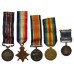 WW1 Military Medal, 1914-15 Star, British War Medal, Victory Medal and Cannock Chase Coal Owners Rescue Brigade Medal Group of Five - Pte. R.P. Street, Royal Army Medical Corps