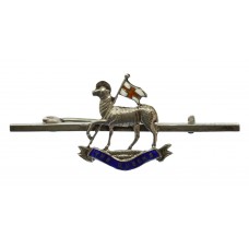 Queen's (Royal West Surrey) Regiment Sterling Silver & Enamel