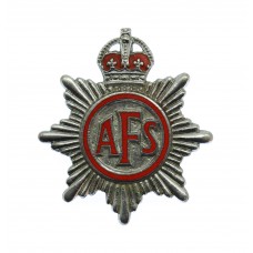 Auxiliary Fire Service (A.F.S.) Star Lapel Badge - King's Crown