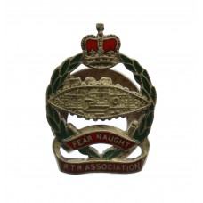 Royal Tank Regiment  R.T.R. Association Enamelled Lapel Badge - Q
