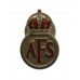 Auxiliary Fire Service (A.F.S.) Lapel Badge - King's Crown