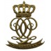 7th Queen's Hussars Cast Brass Pouch Badge