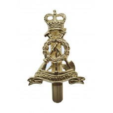 Pioneer Corps Anodised (Staybrite) Beret Badge - Queen's Crown