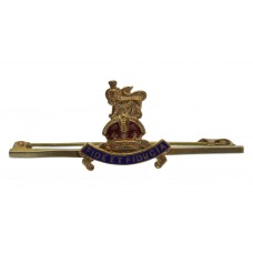 Royal Army Pay Corps (R.A.P.C.) Enamelled Sweetheart Brooch - King's Crown