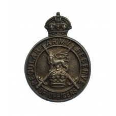 Regular Army Reserve of Officers 1939 Hallmarked Silver Lapel Badge