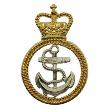 Royal Navy Petty Officer's Cap Badge - Queen's Crown