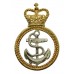 Royal Navy Petty Officer's Cap Badge - Queen's Crown