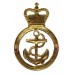 Royal Navy Petty Officer's Cap Badge - Queen's Crown