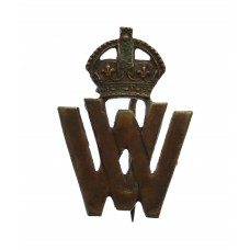 WW1 Volunteer Workers (V.W.) Lapel Badge