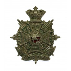 Victorian Border Regiment Forage Cap Badge