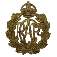 Royal Canadian Air Force (R.C.A.F.) Cap Badge - King's Crown