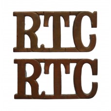 Pair of Royal Tank Corps (RTC) Shoulder Titles