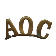 Army Ordnance Corps (A.O.C.) Shoulder Title