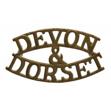 Devonshire & Dorset Regiment (DEVON/&/DORSET) Shoulder Title