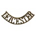 Leicestershire Regiment (LEICESTER) Shoulder Title