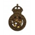 Army Cadet Force Brass Lapel Badge - King's Crown