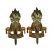 Pair of Royal Army Educational Corps (R.A.E.C.) Bi-Metal Collar Badges - King's Crown