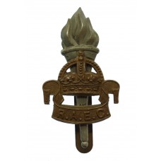 Royal Army Educational Corps (R.A.E.C.) Bi-Metal Cap Badge - King's Crown