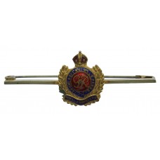 George VI Royal Engineers Enamelled Sweetheart Brooch/Tie Pin