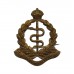 Royal Army Medical Corps (R.A.M.C.) Brass Sweetheart Brooch - King's Crown