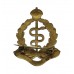 Royal Army Medical Corps (R.A.M.C.) Brass Sweetheart Brooch - King's Crown