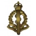 Royal Army Medical Corps (R.A.M.C.) Brass Cap Badge - King's Crown