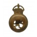 Army Cadet Force Brass Lapel Badge - King's Crown