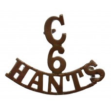 6th Cadet Bn. Hampshire Regiment (C/6/HANTS) Shoulder Title