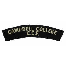 Campbell College C.C.F. Cloth Shoulder Title