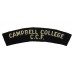 Campbell College C.C.F. Cloth Shoulder Title