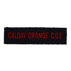 Calday Grange Grammar School C.C.F. (CALDAY GRANGE C.C.F.) Cloth Shoulder Title