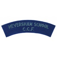 Heversham School C.C.F. Cloth Shoulder Title