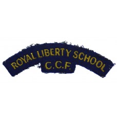 Royal Liberty School C.C.F. Cloth Shoulder Title