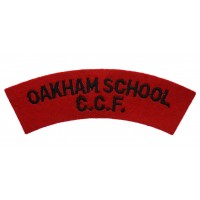 Oakham School C.C.F. Cloth Shoulder Title
