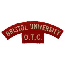 Bristol University O.T.C. (BRISTOL UNIVERSITY/O.T.C.) Cloth Shoulder Title