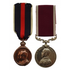 1902 Edward VII Coronation Medal and George V Long Service & Good Conduct Medal Pair - Pte. G.W. Budd, Grenadier Guards