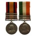 Queen's South Africa (Clasps - Cape Colony, Orange Free State, Transvaal) and King's South Africa (Clasps - South Africa 1901, South Africa 1902) Medal Pair - Serjt. C. Cox, Lincolnshire Regiment