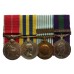 Military B.E.M., Korean War and GSM (Clasp - Cyprus) Medal Group of Four - W.O.II. T.J. Harris, Welch Regiment - Wounded in Action