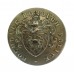 Victorian Rochdale Borough Police White Metal Coat of Arms Button (24mm)