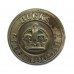 Buckinghamshire Constabulary White Metal Button - King's Crown (24mm)