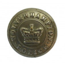 Victorian Wolverhampton Borough Police White Metal Button (23mm)