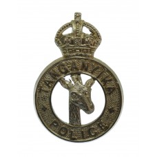 Tanganyika Police Cap Badge - King's Crown