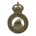 Aden Police Cap Badge - King's Crown