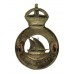 Aden Police Cap Badge - King's Crown